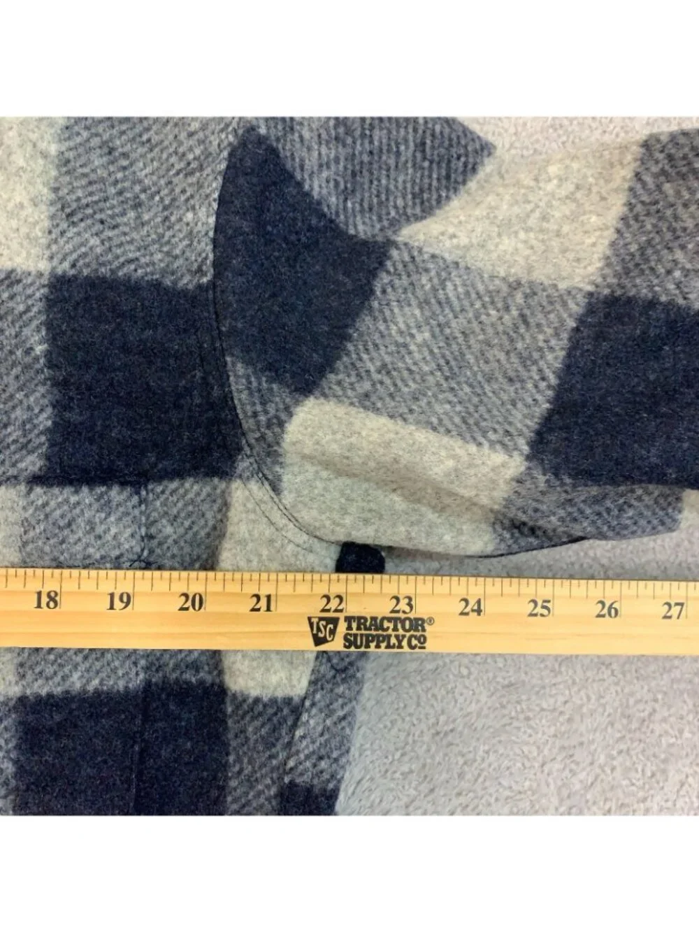 NWT Banana Republic Men's M Wool Blend Navy & Gray Heritage Shirt Jacket Plaid